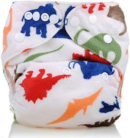 Reusable Washable Microfleece One Size Cloth Diapers, Muticolor Animals Color: Muticolor Animals Model: M12 (Newborn, Child, Infant)