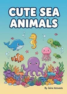 Livro Sea Animals - Mundo Subaquático: Descubra e pinte os animais incríveis que vivem no fundo do mar