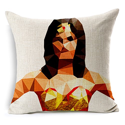 Chicozy Cotton Avengers Alliance Batman Captain America Iron Man Hulk Pillow Cover Ikia Style Sofa Cushion Cover Square Home Decration Pillowcase 17.7inch x 17.7inch