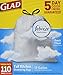 Glad Trash Bags, OdorShield Tall Kitchen Drawstring Fresh Clean Garbage Bags, 13 Gallon, 110 Count
