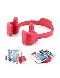 Silicona thumbs-up teléfono celular soporte, Tablet soporte, BUTEFO Portable Desktop OK Stands Multiángulo para tablets, E-readers y Teléfonos Inteligentes