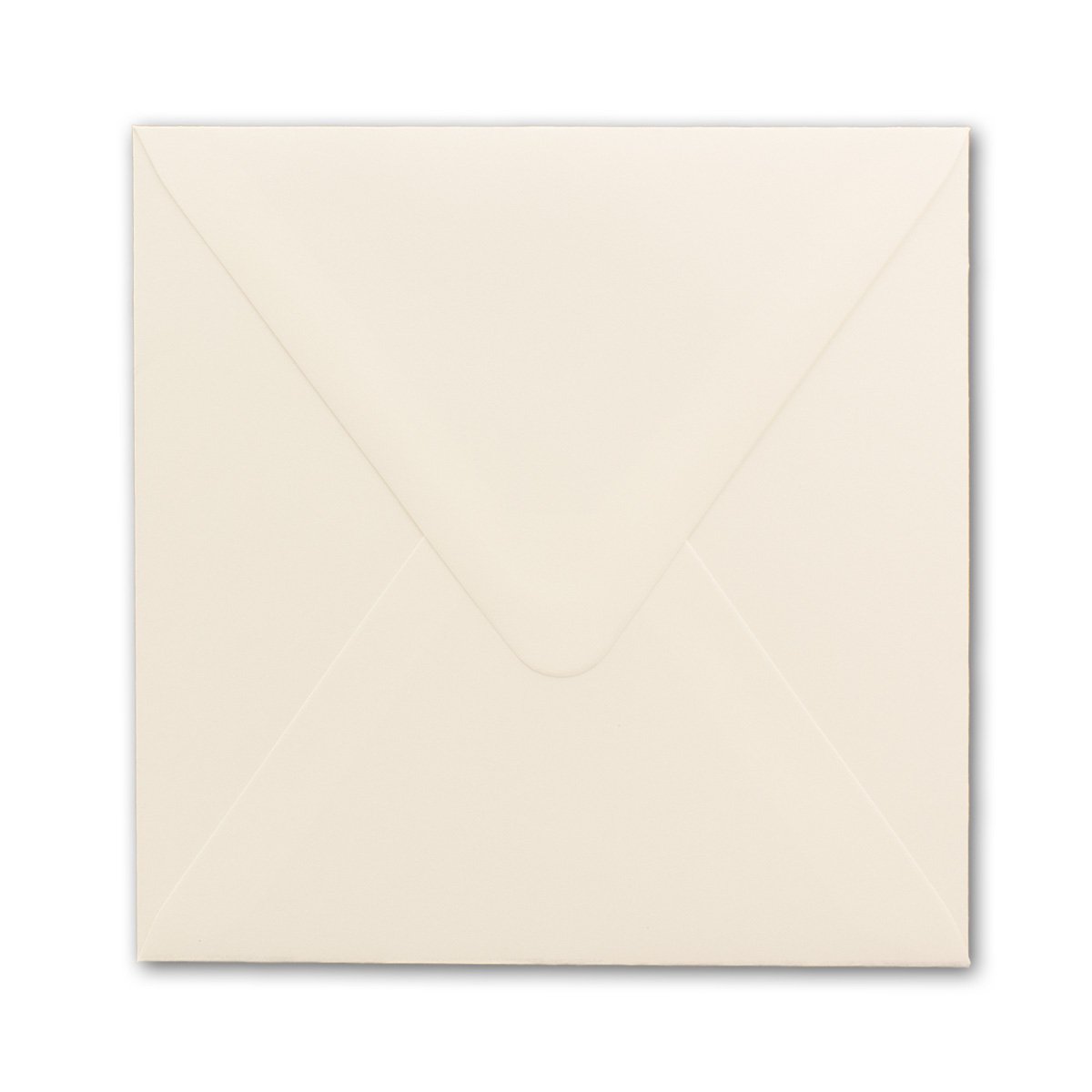 Envelopes square, 150 x 150 mm, cream wet glue. 100 Stück cream