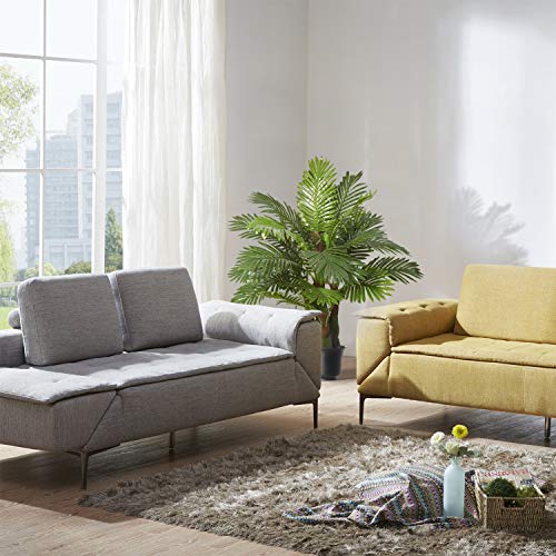 3.28-ft Artificial Palm Leaf Tree Plants Imitation Leaf Artificial Plant Green Greenery Plants Faux FakeTropical Large Palm Leaves Tree Outdoor UV Resistant Plants for Home Kitchen