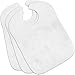 Utopia Towels Premium Quality Adult Terry Cloth Bibs, 3 - Pack (White)