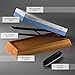 Gilded Chef - Knife Sharpening Stone and Premium Whetstone Sharpener Set - 1000/6000 Grit Waterstone Kit - Sharp Steel Knives are Safer - Best for Expensive Kitchen, Japanese Sushi, & Butcher Knives