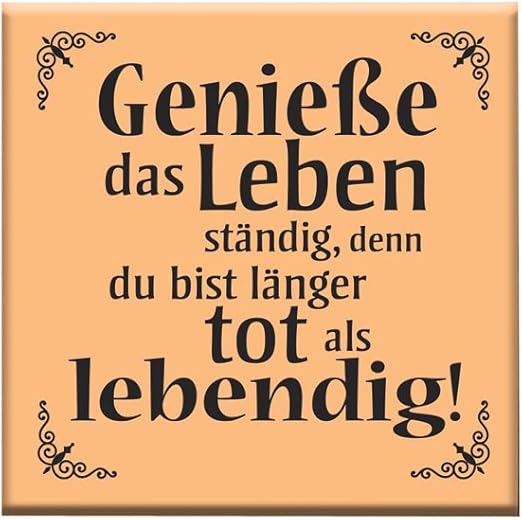 Download Geniesse das leben spruch For Android