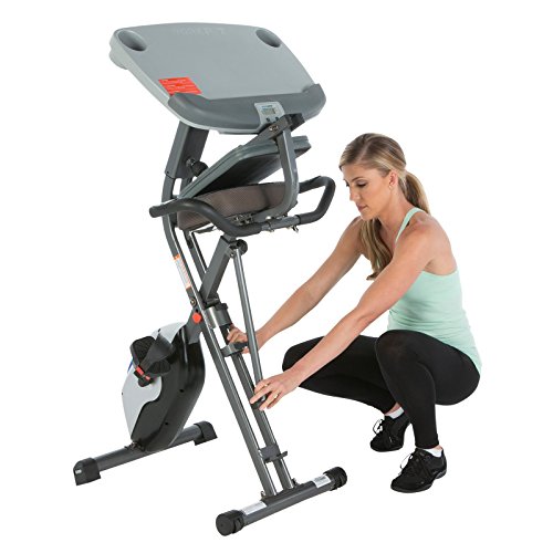 exerpeutic desk folding exercise bike