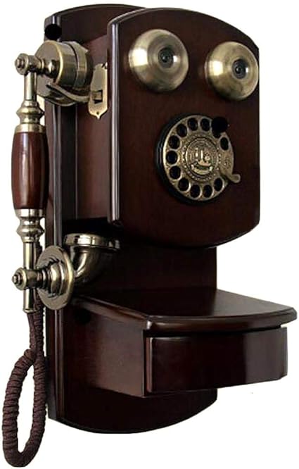 Wall Mounted Retro Phone Rotary Dial Telephone Retro Antique