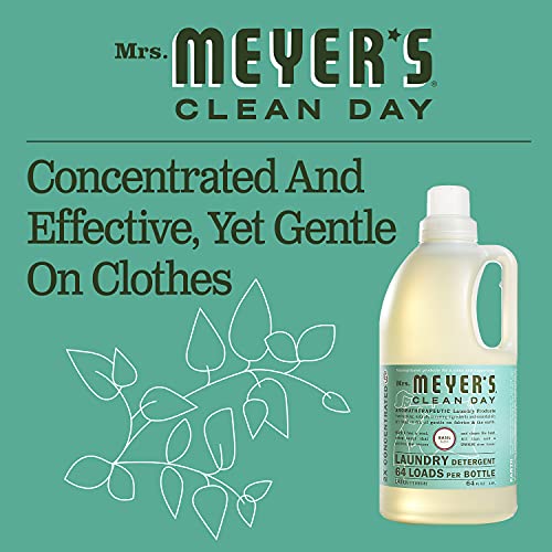 Mrs. Meyer's Liquid Laundry Detergent, Biodegradable Formula Infused