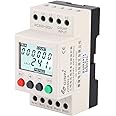3 Phase Voltage Monitoring Sequence Relay JVR800-2 Voltage Relay Under Over Voltage Protector
