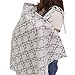 Chalier Privacy Breast Feeding Cover Nursing Cover, Nursing Apron Nursing Cover Ups for Breastfeeding Baby in Public - Full Coverage, 100% Breathable Soft Cotton, Stylish and Elegant