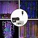 IMAGE Curtain Lights,9.8ft6.6ft 224 LED String Lights Fairy Curtain String Lights for Wedding Party Home Garden Indoor Outdoor Wall Backdrops Decorations Waterproof & UL Safety Standard-Multi Color