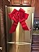 Mavo Rainbow Big Car Bows 23'' Red and Pink Large Ribbon Pull Bows Huge and Beautiful Giant Bow for New Vehicle Birthday Presents,Weddings and Pretty Decorations with Suction Cup
