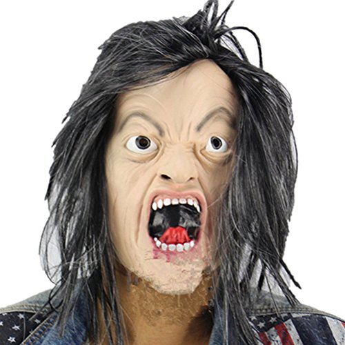 ADIASEN 1pc soft latex Hallowee skull ghosts Horror mouth clown mask cosplay cos clown for adult big boy children