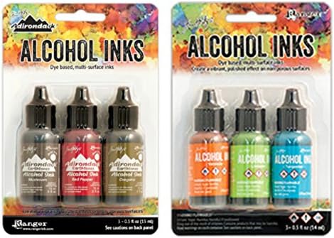 Adirondack Alcohol Ink Bundle Ink Set (Tuscan Garden + Springbreak)