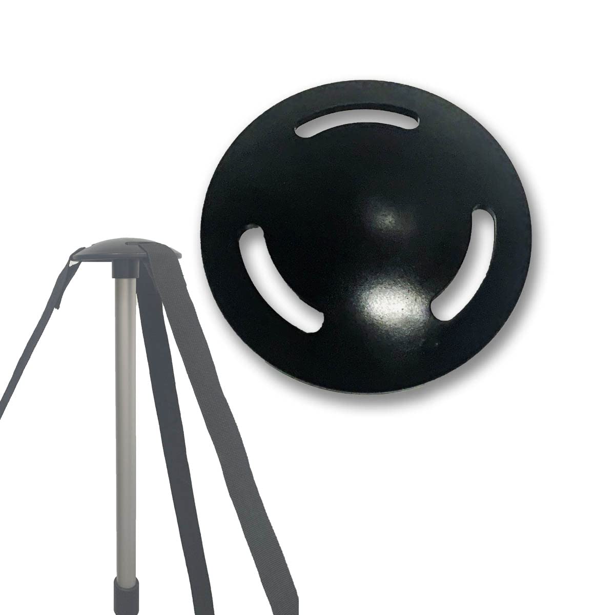 Boat Cover Support Pole Mushroom Cap Plastic Top with 3 Strap Holes Marine Accessories 5"