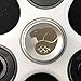 Stainless Steel Fidget Spinner Cap EDC Metal Center Button Upgrade for 608 and R188 Bearings by Bever Products
