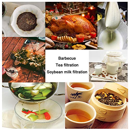 Cheesecloth, Grade 100, Reusable, 100 Unbleached Cotton Fabric, Ultra