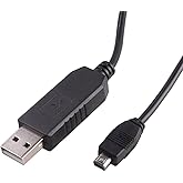 BC250D BC296D UBC3300XLT BC246T BR330T BCD396T BC346XT BCD396XT BCT15 BCD996T Cable USB Mini 4P para Uniden Bearcat Cable de 