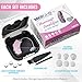 Hearing Aids for Seniors - Behind the Ear Sound Amplifier Set, BTE Hearing Ear Amplification Device and Digital Hearing Amplifier PSAP for Hard of Hearing, Noise Reducing, Pink by MEDca