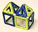 Magformers Classic 14 Pieces, Yellow, Blue, Educational Magnetic Geometric Shapes Tiles Building STEM Toy Set Ages 3+