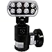 Versonel Night Watcher Pro LED Security Motion Recording Light with WiFi, Black