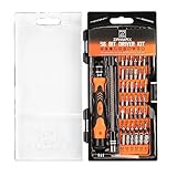 Precision Screwdriver Set, 56 Bits Magnetic 60 in 1 Driver Professional Repair Tool Kit for PC/iPhone X, 8/Smart Phone/Tablet/Xbox/Clock DIY etc, with Extension Shaft Multitool Nut Driver T4 T5 T6 T7