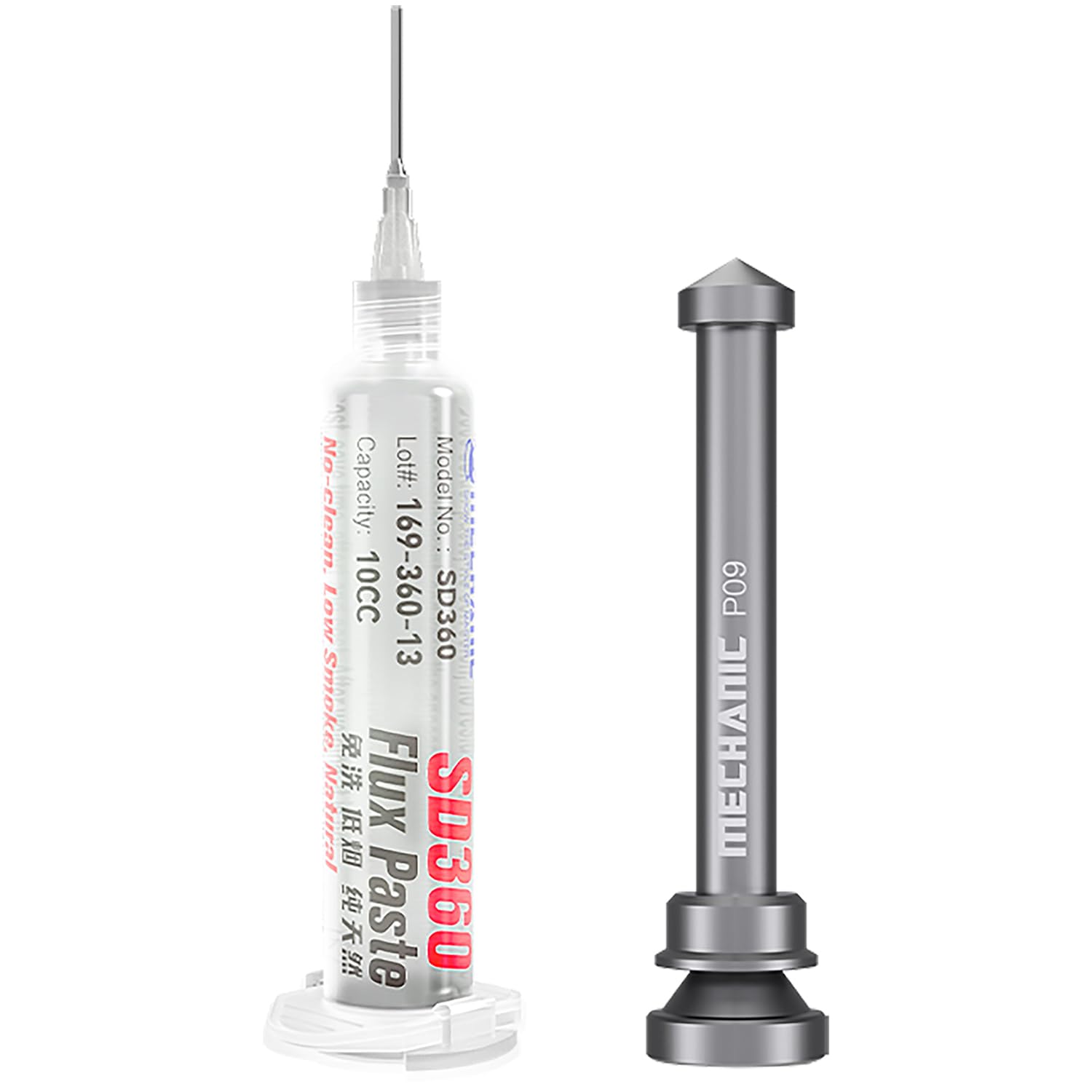 Photo 1 of ?MECHANIC?SD360 Solder Flux Paste No-clean,Low Smoke,Transparent Welding Paste Flux With Metal Push Rod Soldering Flux For Electronics/PCB/SMD/BGA/IC Repair