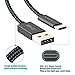 USB Type C Cable, wellead USB C to USB 3.0 Cable (2pack 3.3ft & 6.6ft ),Nylon Braided Fast Charger for Samsung Galaxy Note 8 S8, MacBook, Google Pixel, Nintendo Switch, Nexus 6p, LG V20 G5 G6 and More