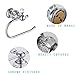 Kabter Brass Toilet Paper Holder Wall Hooks,Chrome