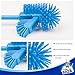 MR. SIGA Soft Bristle Toilet Brush with Holder - Size: Dia 12cm x 41cm Height