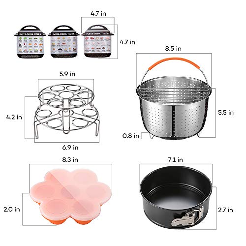 image for Pressure Cooker Accessories Set, Compatible with Instant Pot 6 and 8 Q