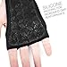 ProFitness Workout Gloves with Straps Best Workout Gloves for Weight Lifting, Gym Workouts (Black, Large)