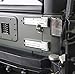 AVOMAR 2pcs ABS Rear Door Liftgate Hinge Covers Spare Tire Tailgate Hinge Trims for Jeep Wrangler & Unlimited JK 2007-2017