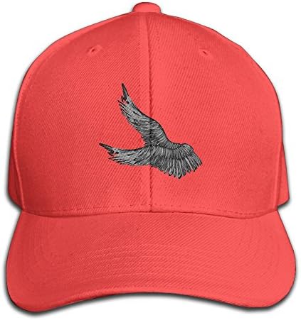 Black Swan-wing Dad Cap Fashion Priting Cotton Cap