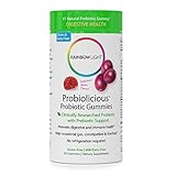 Rainbow Light Probiolicious Gummies, Natural Berry Flavor, 50 Count