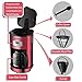 Gevi Coffee Maker 5 Cup with One-Touch, Small Drip Coffeemaker Precision Coffee Brewer Machine with Glass Carafe, Hot Plate and Auto Shut-Off (Dark Black)