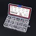 Hilitchi 400-Pcs 304 Stainless Steel External Internal Tooth Star Lock Washers Assortment Kit - Included: M2 M3 M4 M5 M6 M8 M10 M12