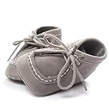 Baby High Help Bandage Shoes,Ecosin® Baby Crib Toddler Sneakers Casual Non-slip Shoes (0-6month, Gray)