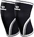 Knee Sleeves Only For Women By Smalets – 5 mm Neoprene Compression Support For Weightlifting & Powerlifting, Crossfit & Squats – Knee Brace For the Best Running - 15 Months Warranty – Black, XS