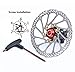 Tfwadmx Mountain Bike Rotors Bicycle Brake Disc 160/180mm Stainless Steel Rotors with Wrenchthumb 2