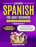 Learn Spanish for Adult Beginners: 7 Books in