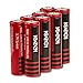 MuchBuy 8 Pack of 18650 3.7v 9800mAh Li-ion Rechargeable Battery Red