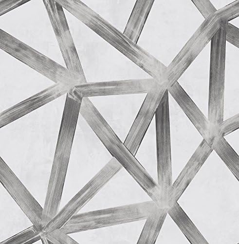 Zebra Wallpaper Interstellar (Graphite) White Black Gray Silver Cool Abstract Modern Contemporary Graphics