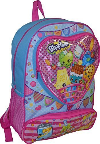 Shopkins deluxe 16" school bag backpack