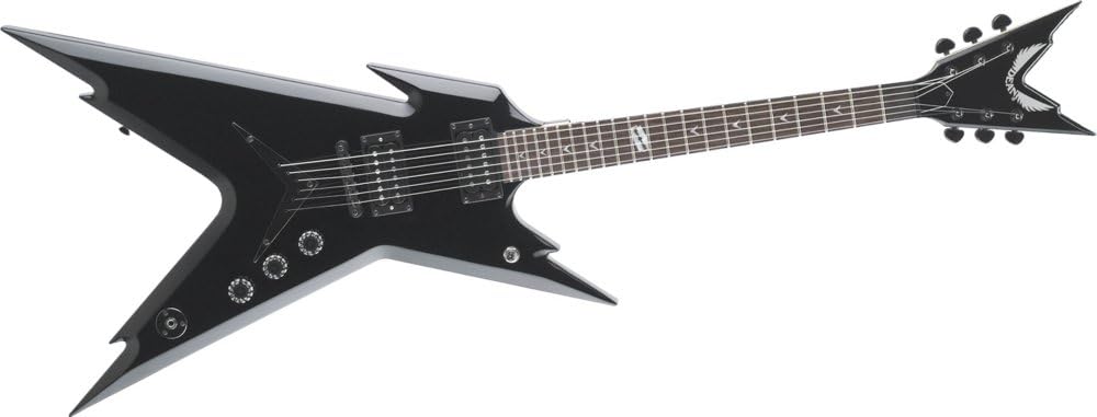 Amazon.com: Dean Razorback DB Electric Guitar Classic Black: Musical ...