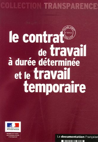 Le  contrat de travail à durée déterminée et le travail temporaire
