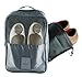 HomeProMart 4-PC Travel Waterproof Shoe Bag Organizer Storage Set| 1 Multi-purpose Shoe Bag + 3 Non-Woven Shoe Bags | Ideal for Travel,Beach,Golf,Athletics,Sports(Grey)