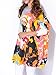 ELLAZHU Women Baggy Abstract Face Print Knit Pullover Dress Onesize SZ17 White