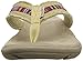 Skechers Women's Unrivaled Prefer Flip Flop,Tan/Amp/Multi Webbing,8 M US